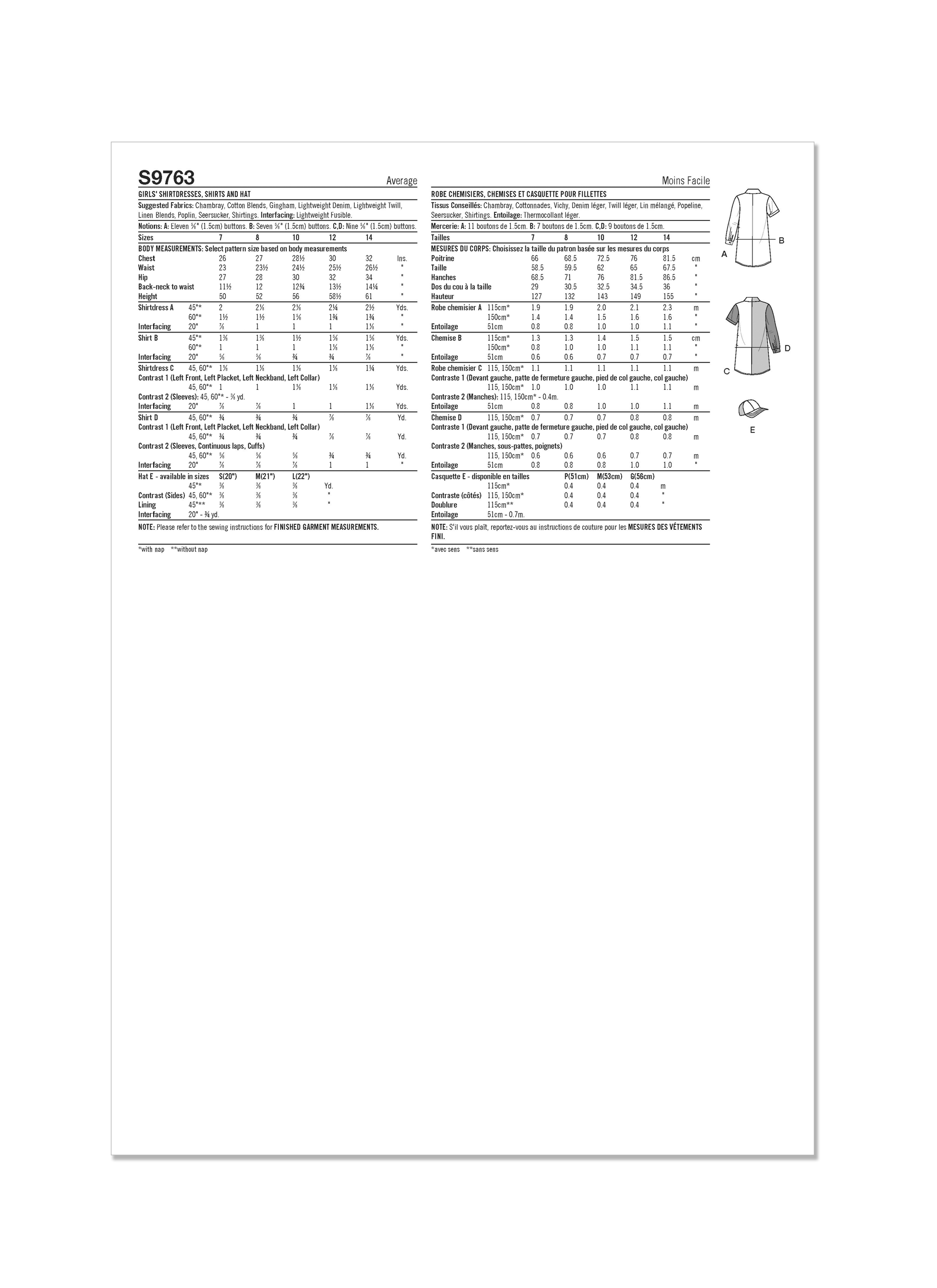 Simplicity Pattern S9763 Girl Plus Dress