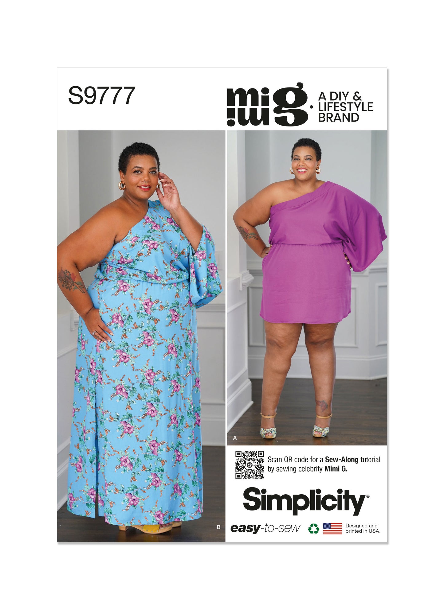 Simplicity Pattern 9777 Plus Size Dress