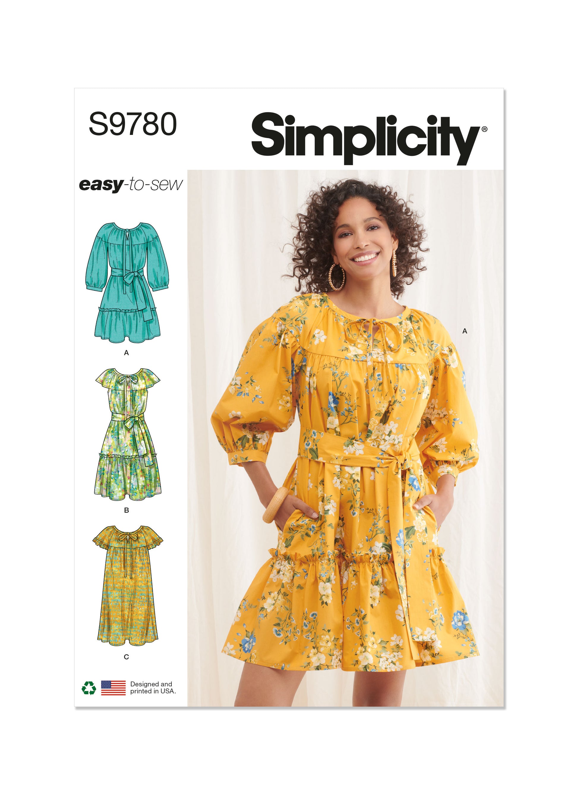 Simplicity Pattern 9780 Misses' Dress