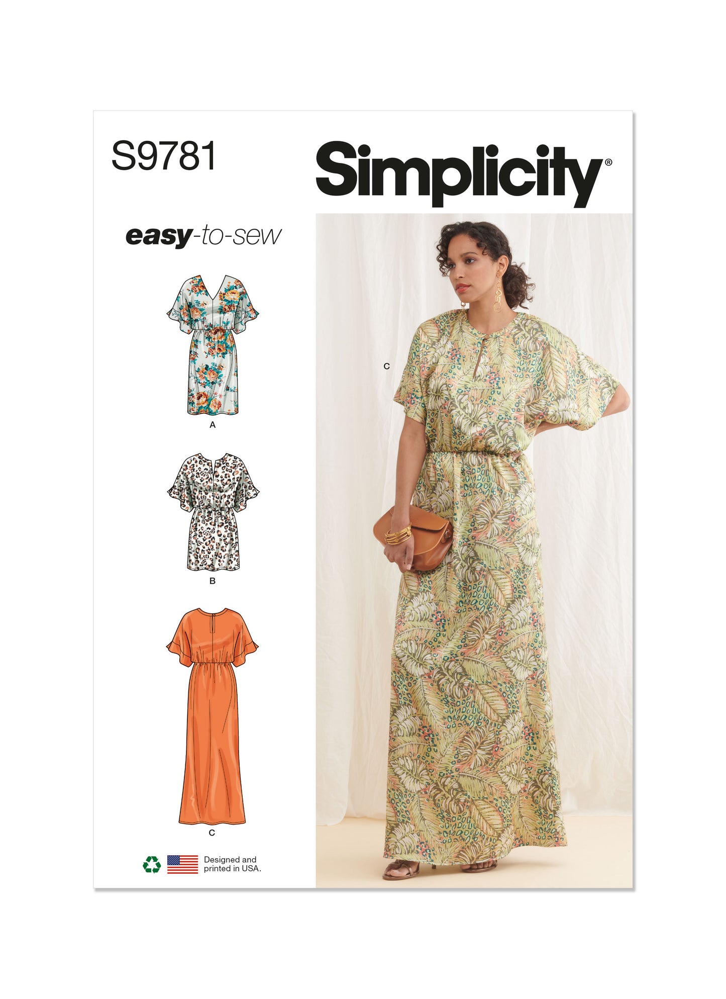 Simplicity Pattern 9781 Misses' Dress