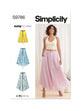 Simplicity Pattern 9786 Misses' Skirt/Pants