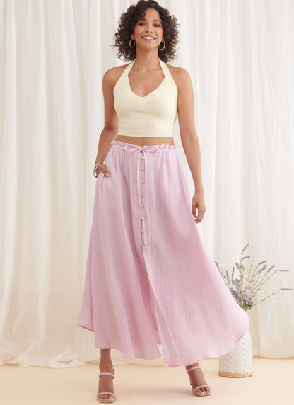 Simplicity Pattern 9786 Misses' Skirt/Pants