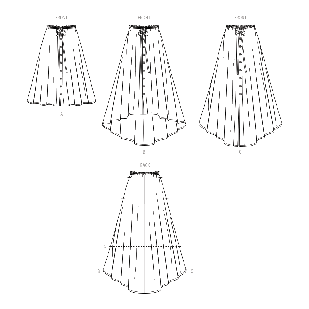 Simplicity Pattern 9787 Plus Size Skirt/Pants