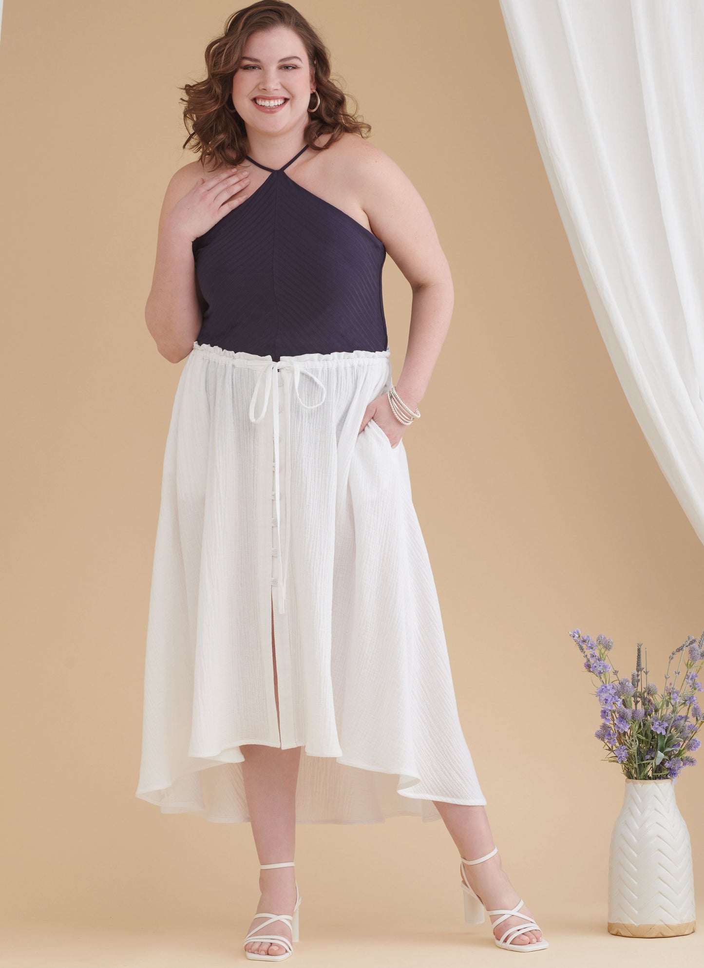 Simplicity Pattern 9787 Plus Size Skirt/Pants