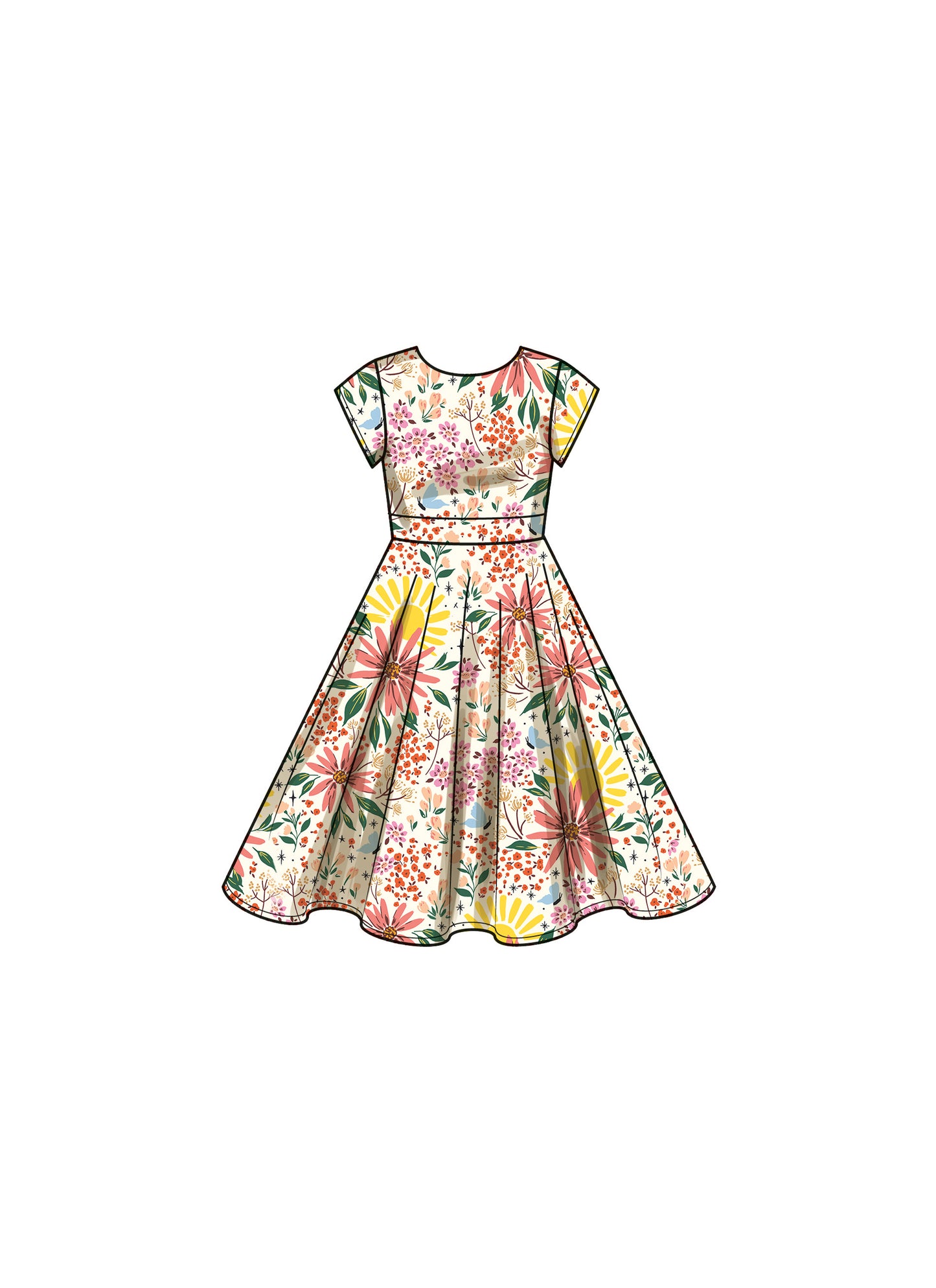 Simplicity Pattern 9799 Children's and Girls' Dresses