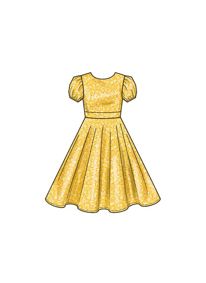 Simplicity Pattern 9799 Children's and Girls' Dresses