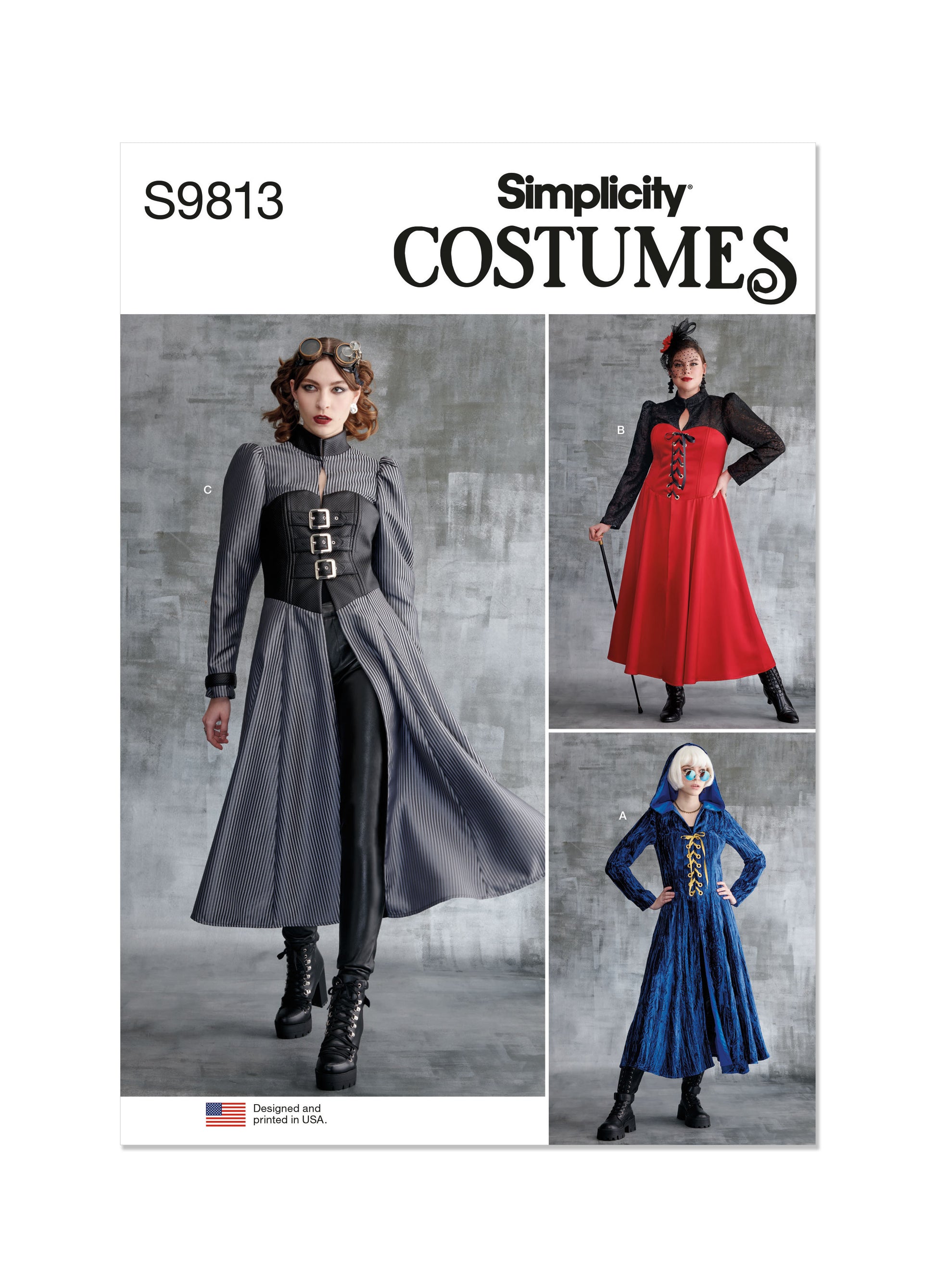 Simplicity Pattern 9813 Misses' and Women's Costumes