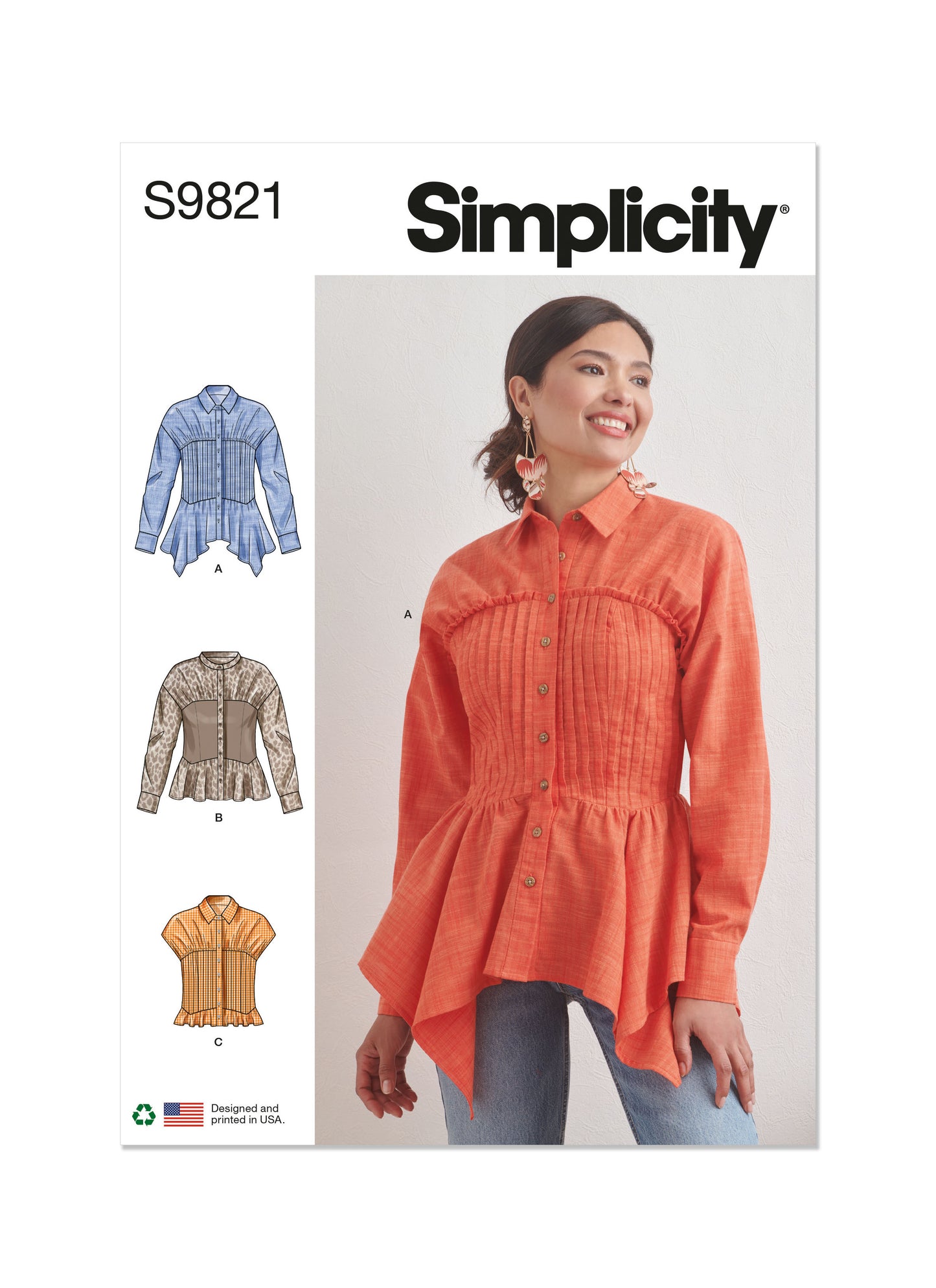 Simplicity Pattern 9821 Misses Top Vest