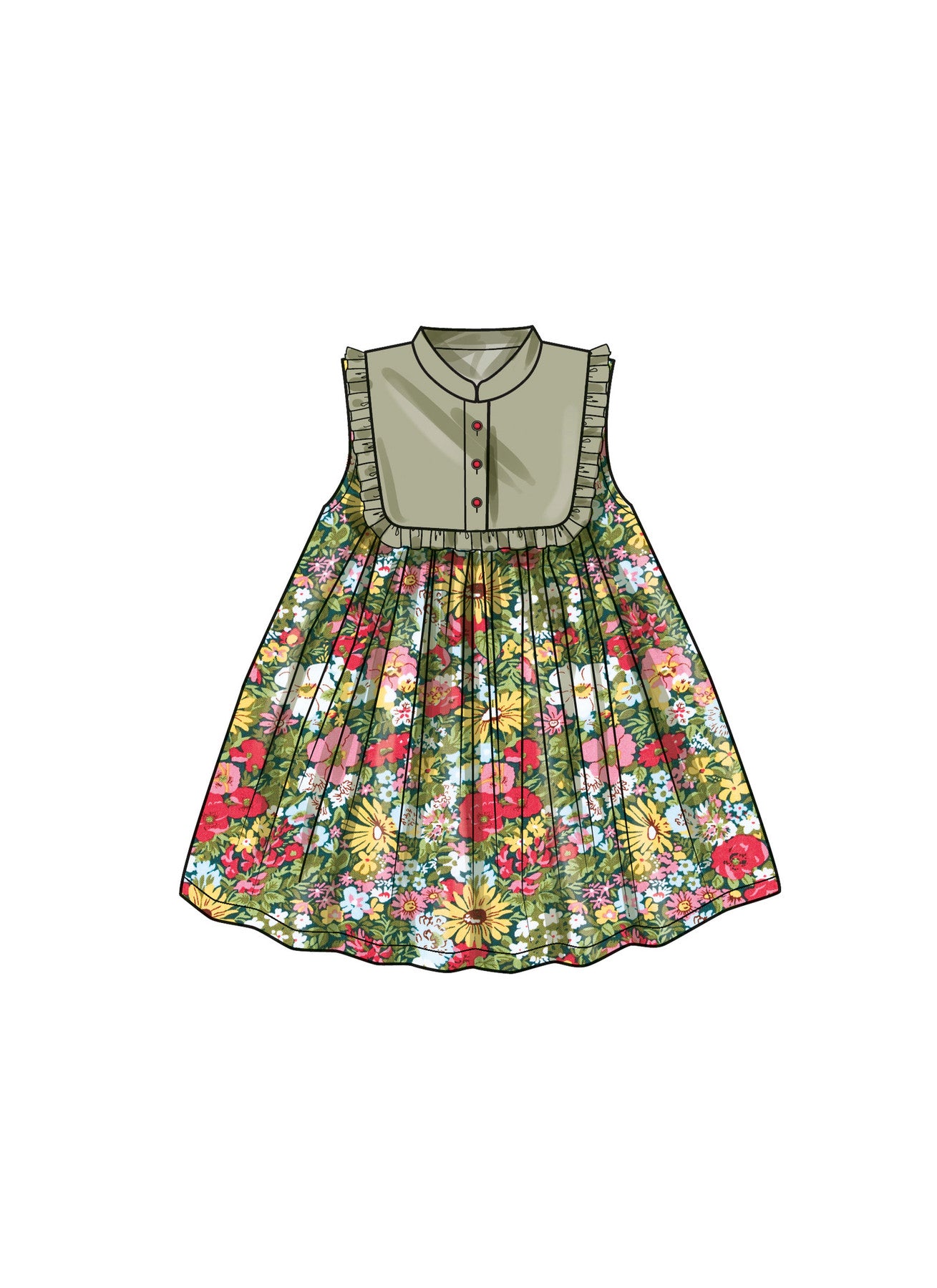 Simplicity Pattern S9830 Children's Dresses