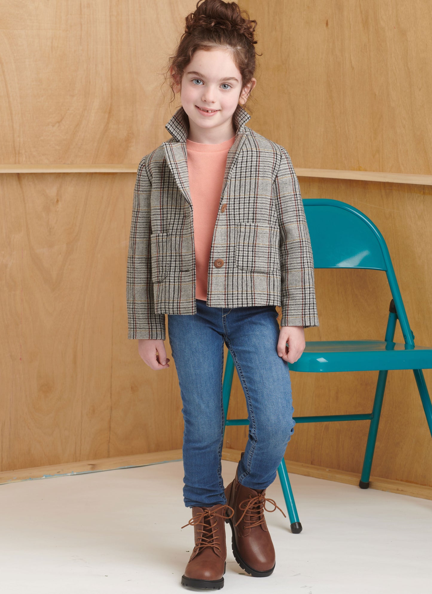 Simplicity Pattern 9831 Children's and Girls' Jacket in Two Lengths