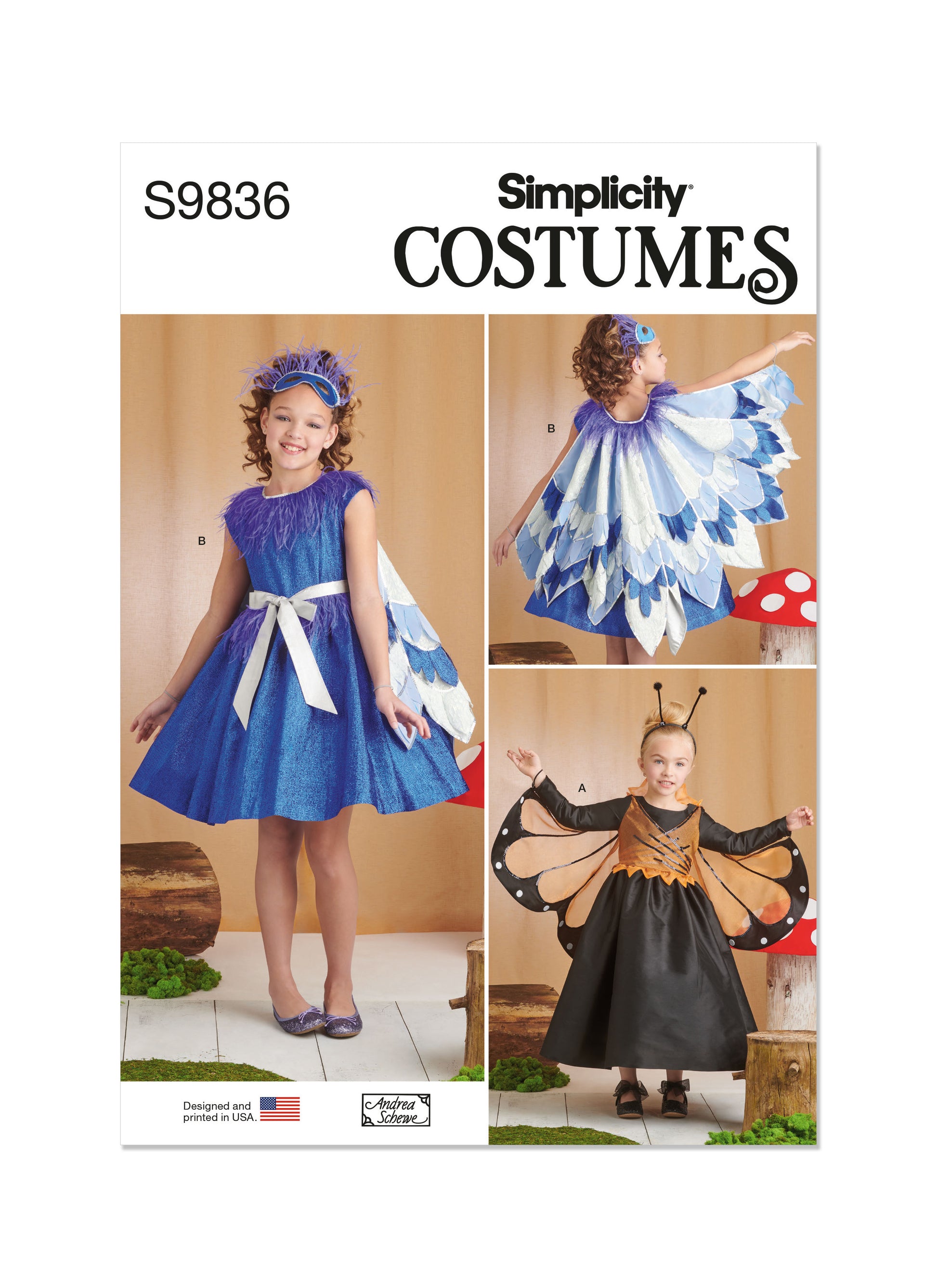 Simplicity Pattern 9836 Child Girl Costume