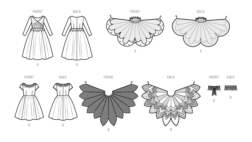 Simplicity Pattern 9836 Child Girl Costume