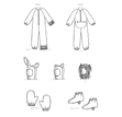 Simplicity Pattern 9840 Unisex Costume