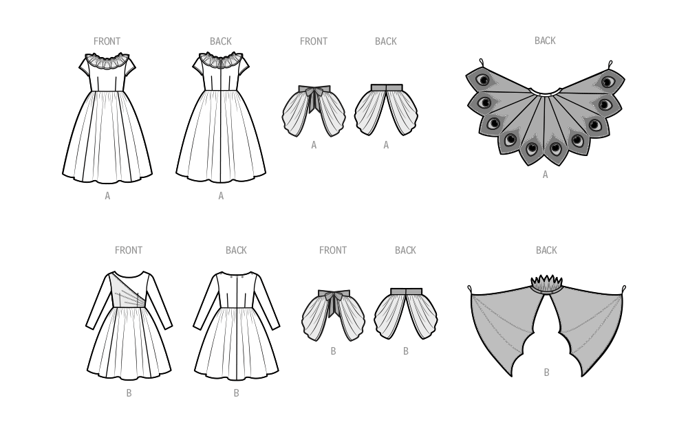 Simplicity Pattern 9841 Child Girl Costume