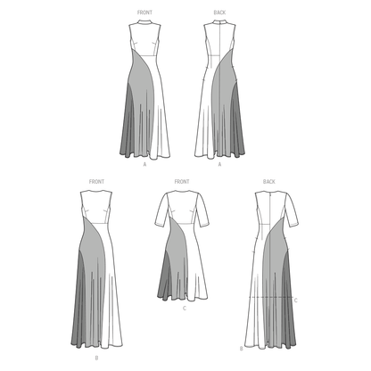 Simplicity Pattern S9886 Misses' Dress