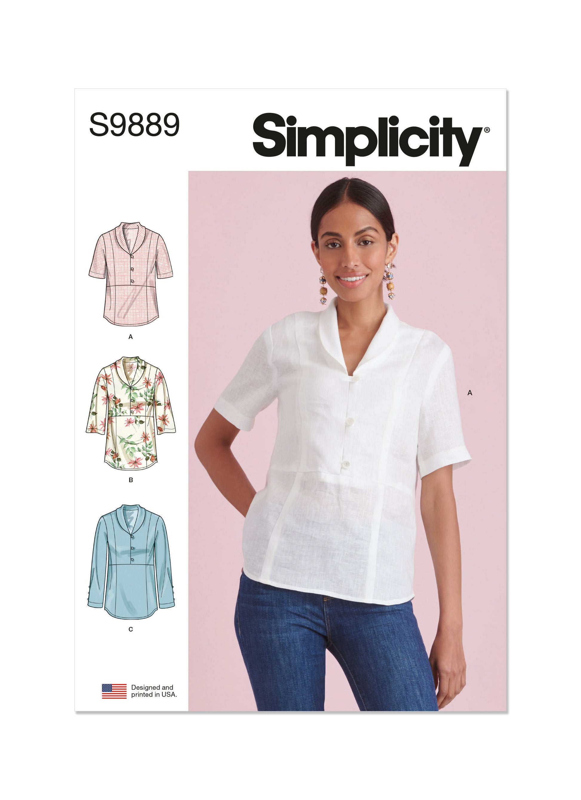 Simplicity Pattern S9889 Misses' Top Vest