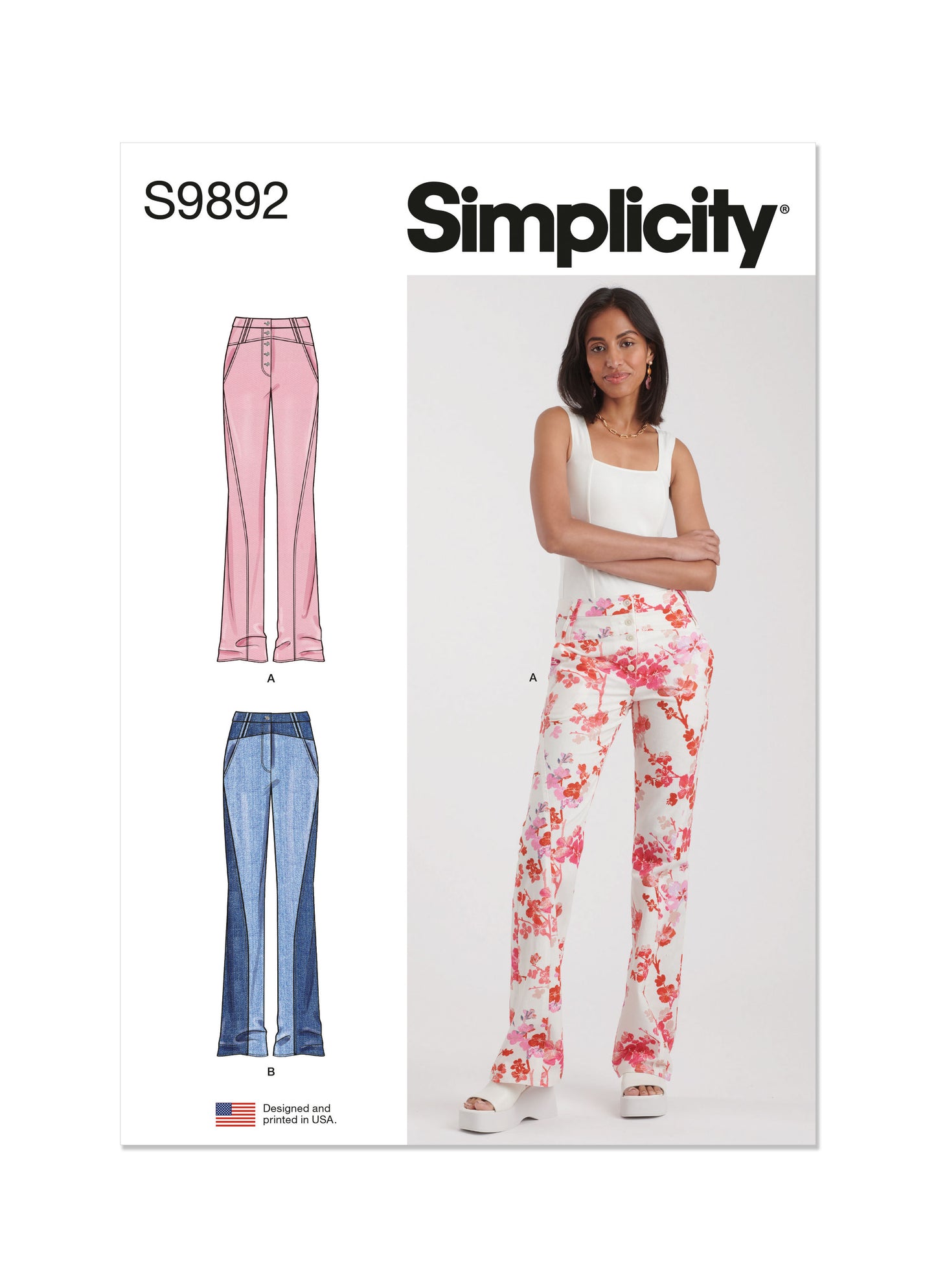 Simplicity Pattern S9892 Misses' Skirt Pants