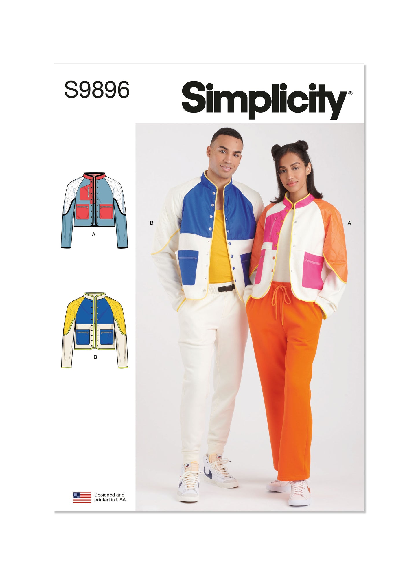 Simplicity Pattern S9896 Unisex Jacket Coat