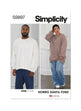 Simplicity Pattern S9897 Unisex Top Vest