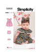 Simplicity Pattern S9898 Baby Dress