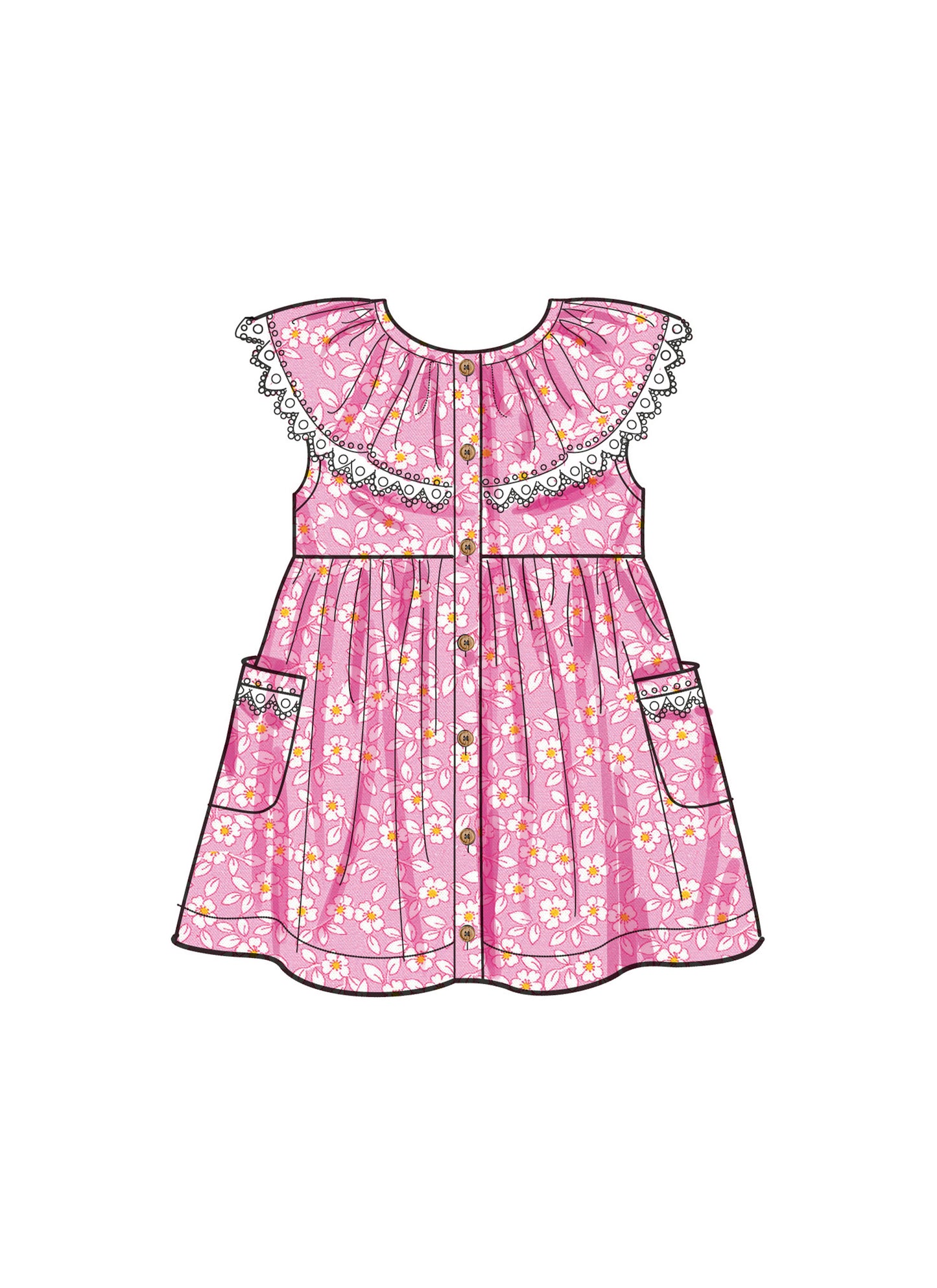 Simplicity Pattern S9898 Baby Dress