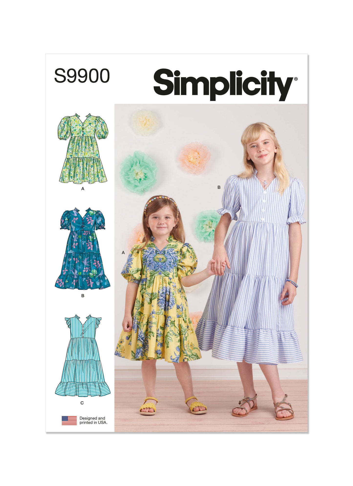 Simplicity Pattern S9900 Child Girl Dress