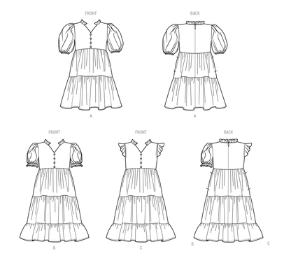 Simplicity Pattern S9900 Child Girl Dress