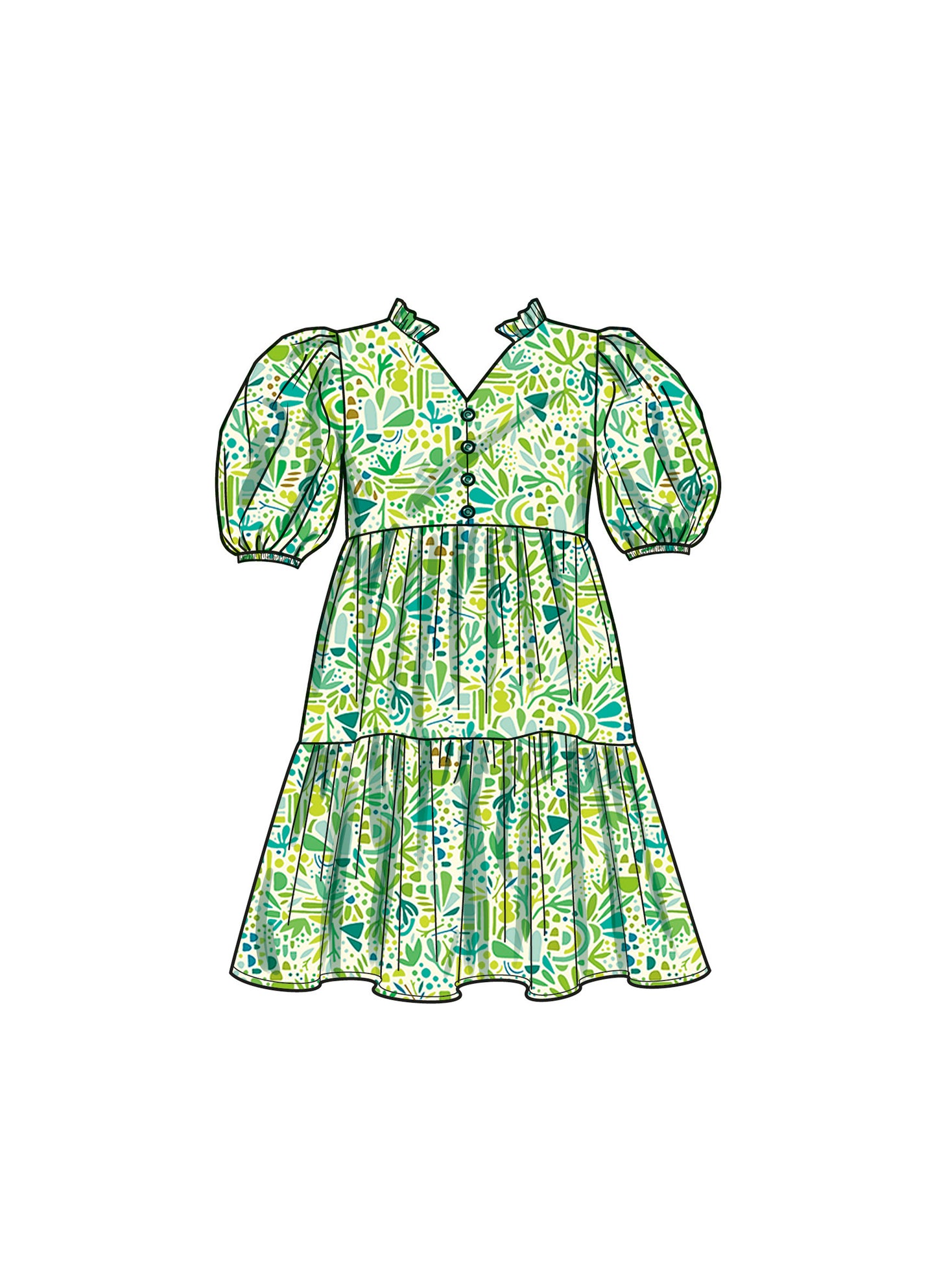 Simplicity Pattern S9900 Child Girl Dress