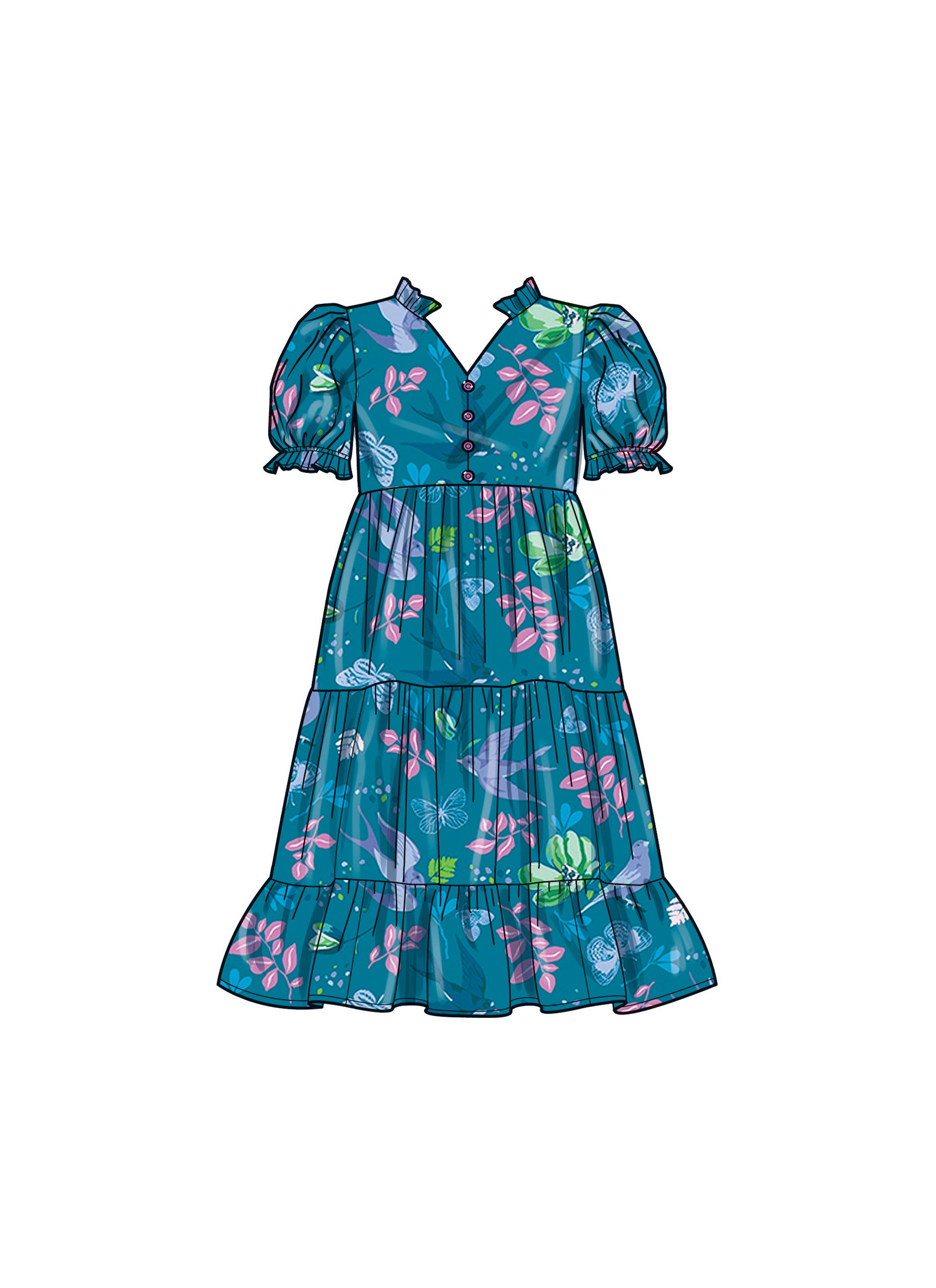 Simplicity Pattern S9900 Child Girl Dress