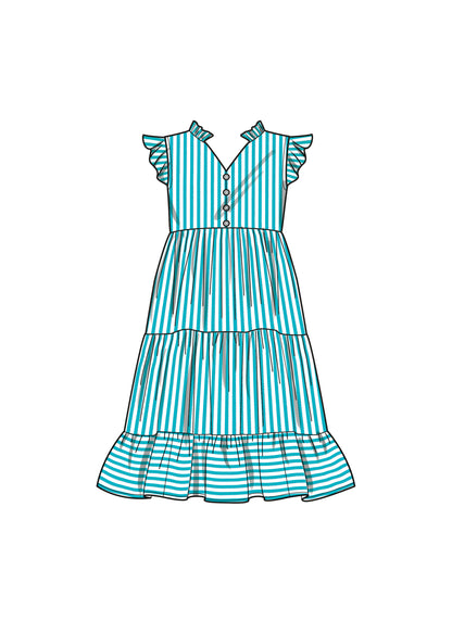 Simplicity Pattern S9900 Child Girl Dress