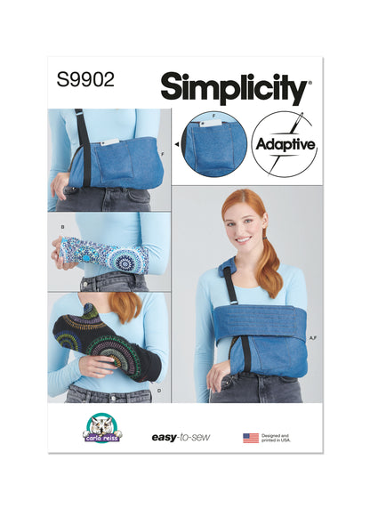 Simplicity Pattern S9902 Wrap Sleeves & Mitt