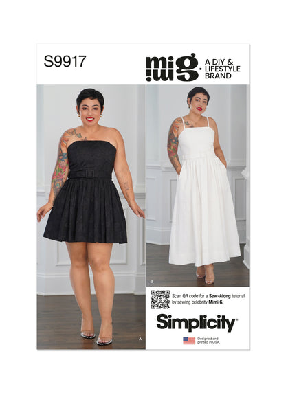 Simplicity Pattern S9917 Misses Dress