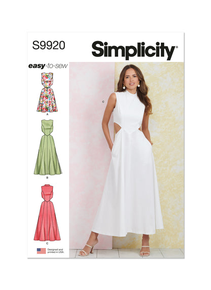 Simplicity Pattern 9920 Misses Dress