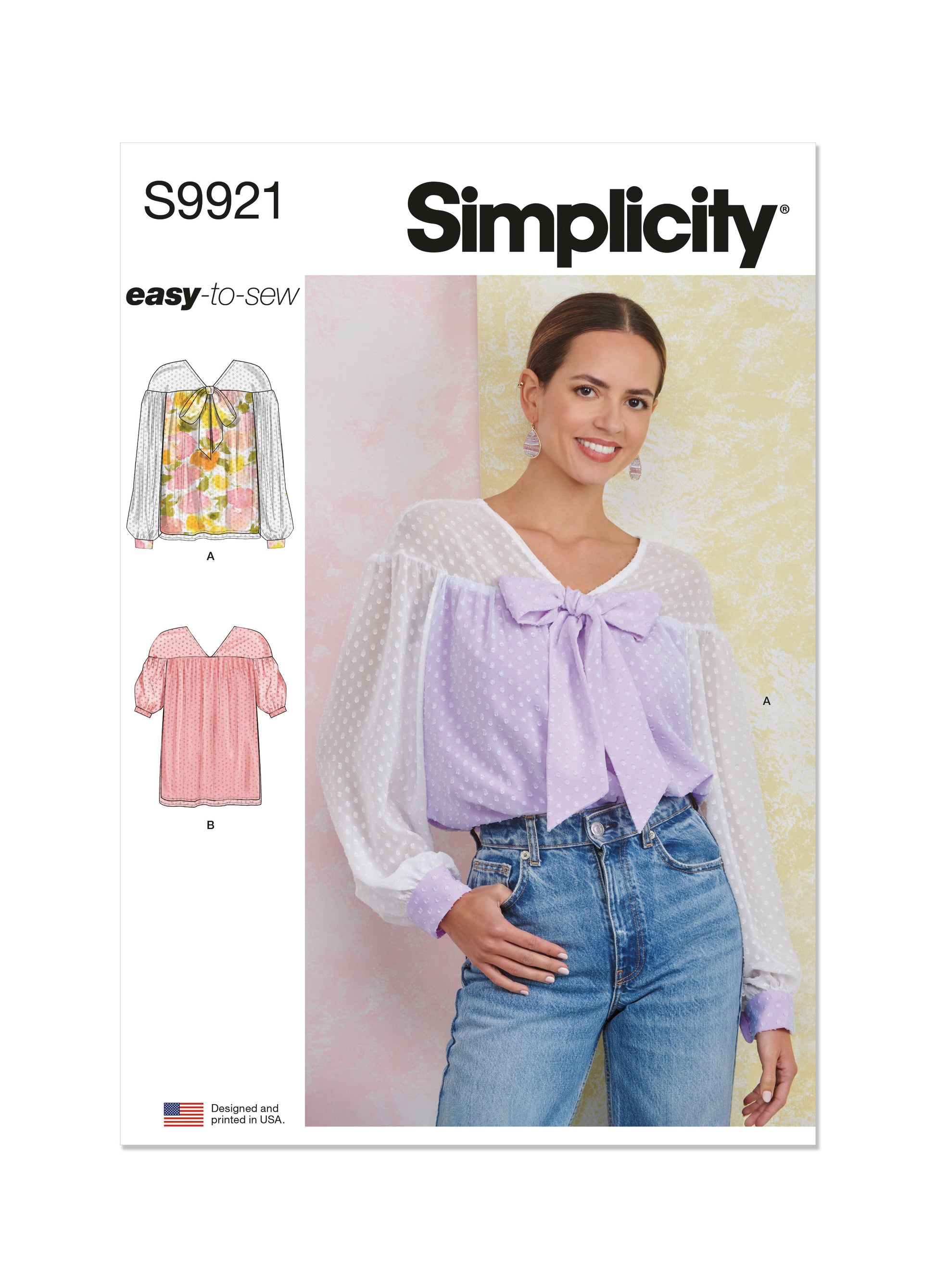 Simplicity Pattern 9921 Misses Top Vest