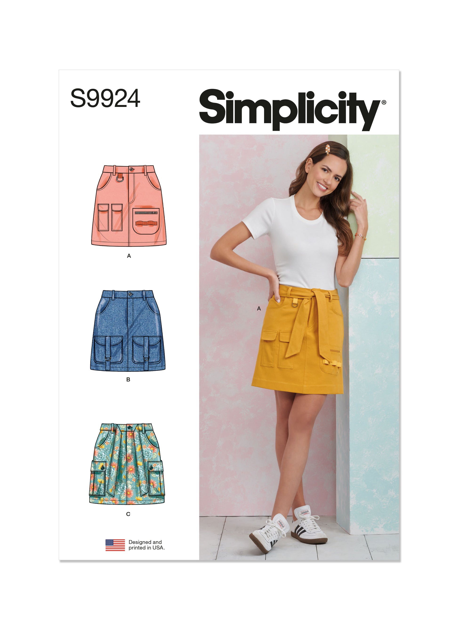 Simplicity Pattern S9924 Misses' Skirt/Pants