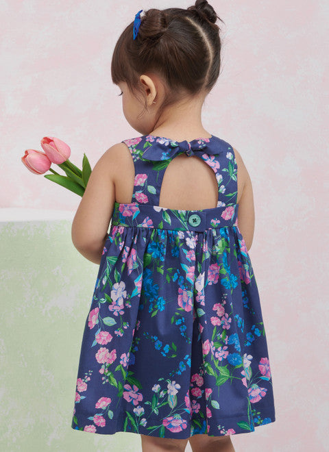 Simplicity Pattern 9932 Toddlers' Dress, Top and Pants