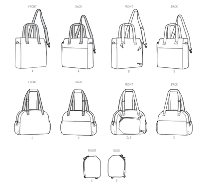 Simplicity Pattern 9935 Totes and Pickleball Paddle Cover