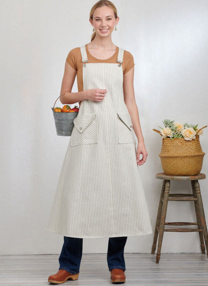 Simplicity Pattern 9938 Misses' Pullover Aprons