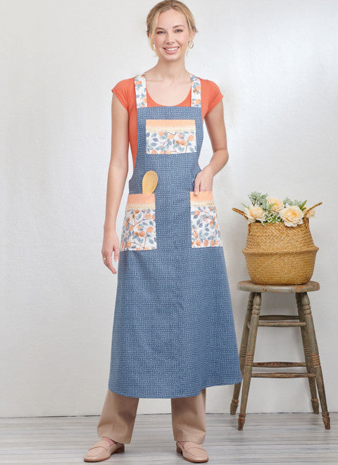 Simplicity Pattern 9938 Misses' Pullover Aprons