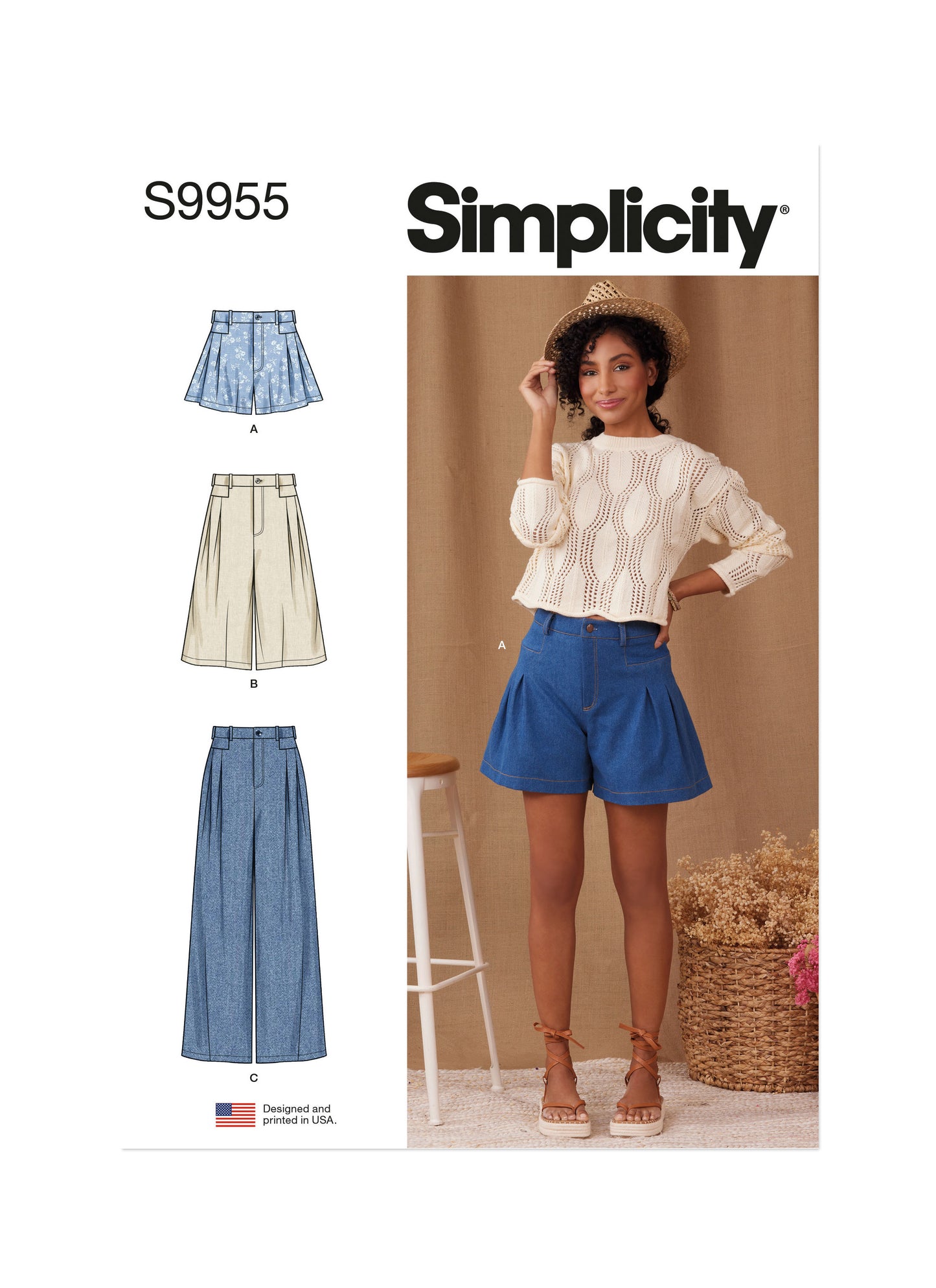 Simplicity Pattern 9955 Misses Skirt Pants