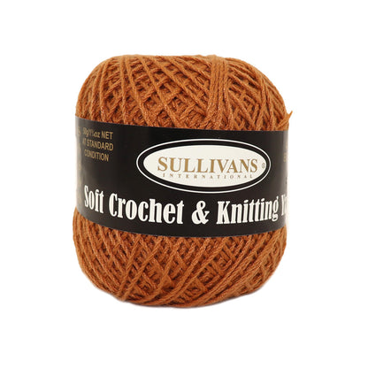 Sullivans Soft 4ply Crochet and Knitting Yarn, 50g Polyester Yarn