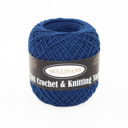 Sullivans Soft 4ply Crochet and Knitting Yarn, 50g Polyester Yarn