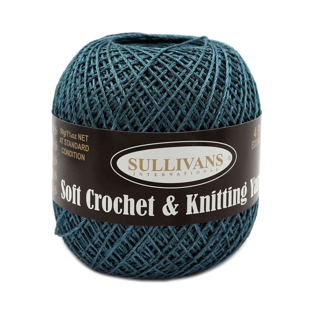 Sullivans Soft 4ply Crochet and Knitting Yarn, 50g Polyester Yarn