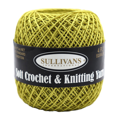 Sullivans Soft 4ply Crochet and Knitting Yarn, 50g Polyester Yarn