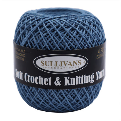 Sullivans Soft 4ply Crochet and Knitting Yarn, 50g Polyester Yarn