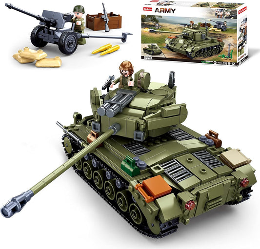 Sluban WW2, Pershing Medium Tank- 742pc