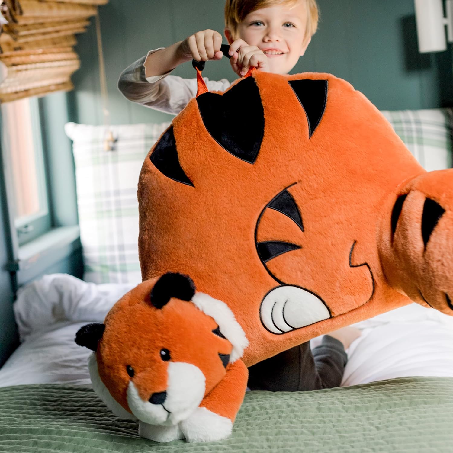 Soft Landing Nesting Nook Character Back-Rest, Tiger