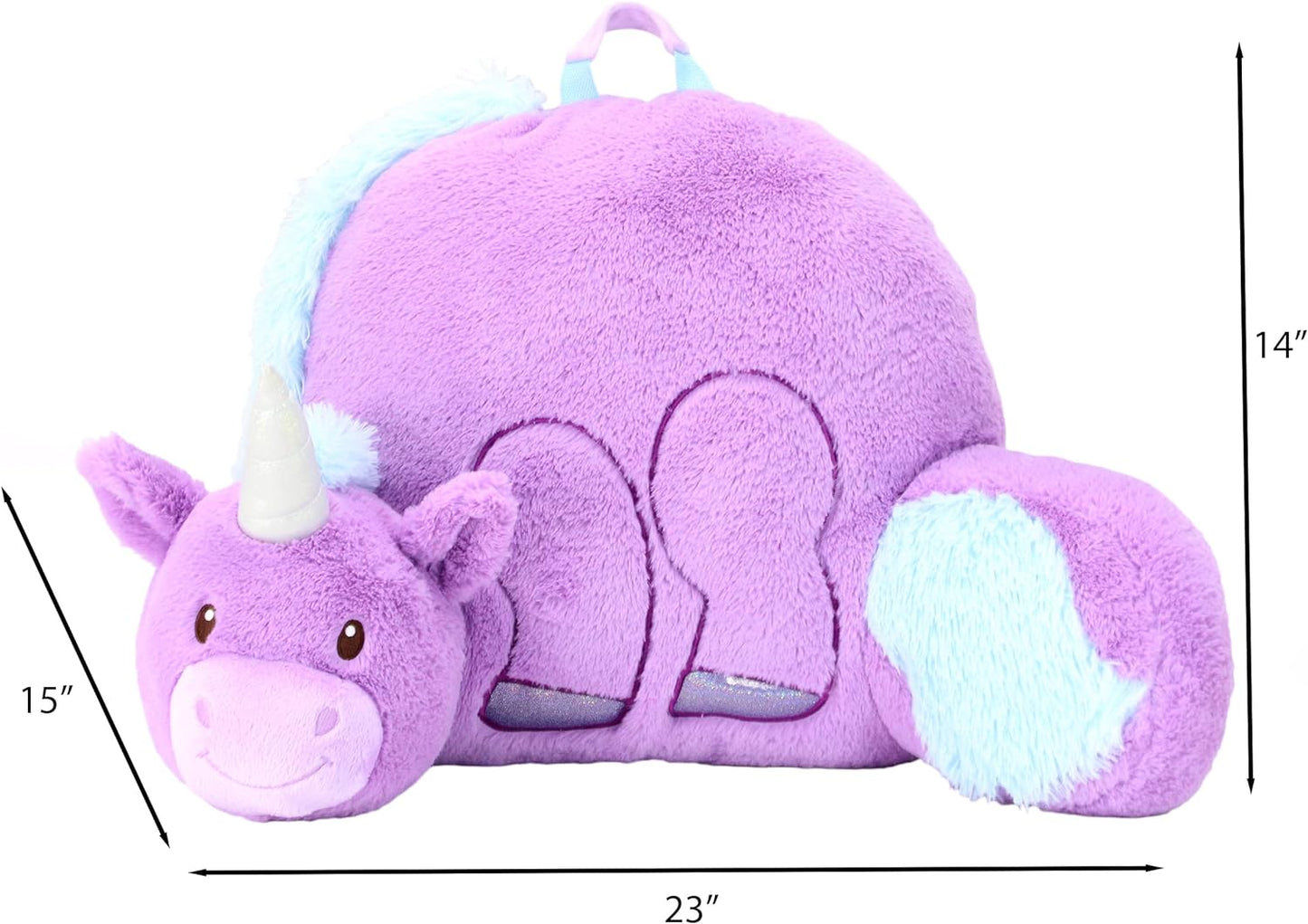 Soft Landing Nesting Nook Character Back-Rest, Unicorn