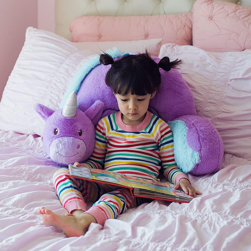 Soft Landing Nesting Nook Character Back-Rest, Unicorn