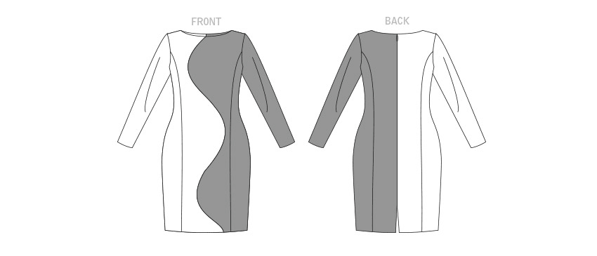 Vogue Pattern V1819  Misses' Dress